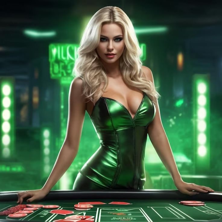 Meja kasino dengan dealer live yang menyediakan berbagai jenis permainan kartu populer